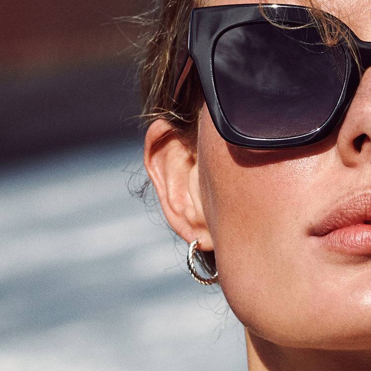 Pilgrim Sonnenbrille : Dael : Schwarz Saisonale Angebote