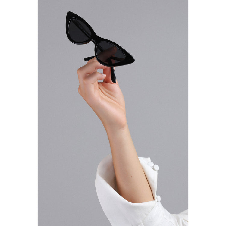 Pilgrim JOSELINE Cat-Eye-Sonnenbrille schwarz Fabrik Onlineshop