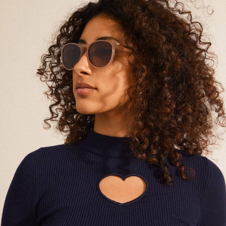 Pilgrim VANILLE Sonnenbrille hellgrau/Gold Fabrikpreis