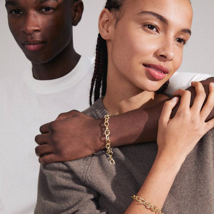 Pilgrim AMIRI recyceltes Armband vergoldet Top Angebot