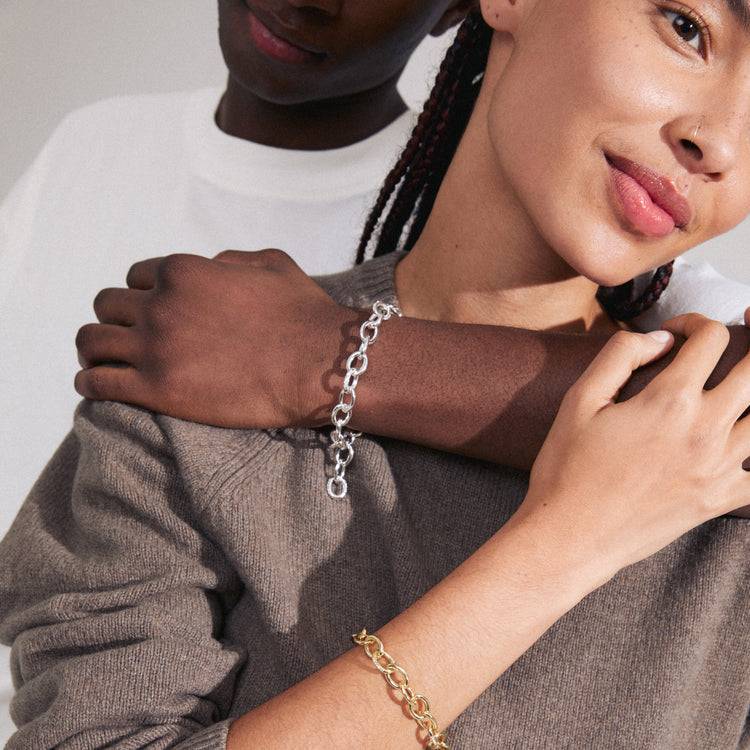 Pilgrim AMIRI recyceltes Armband versilbert Zeitlich begrenztes Angebot