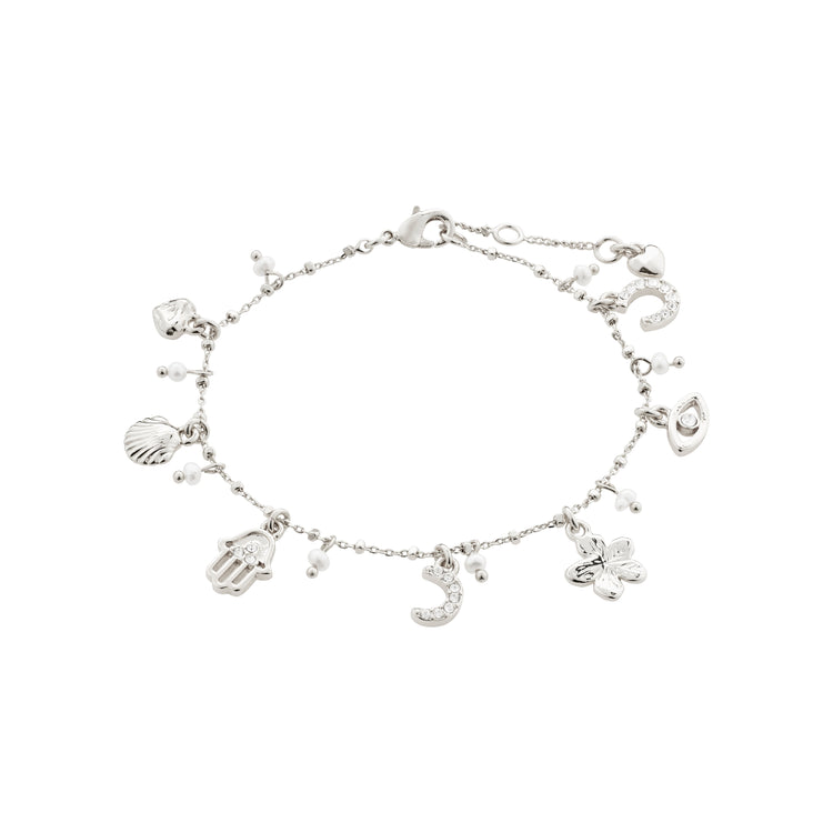 Pilgrim PRUCENCE recyceltes Armband versilbert Sonderangebote