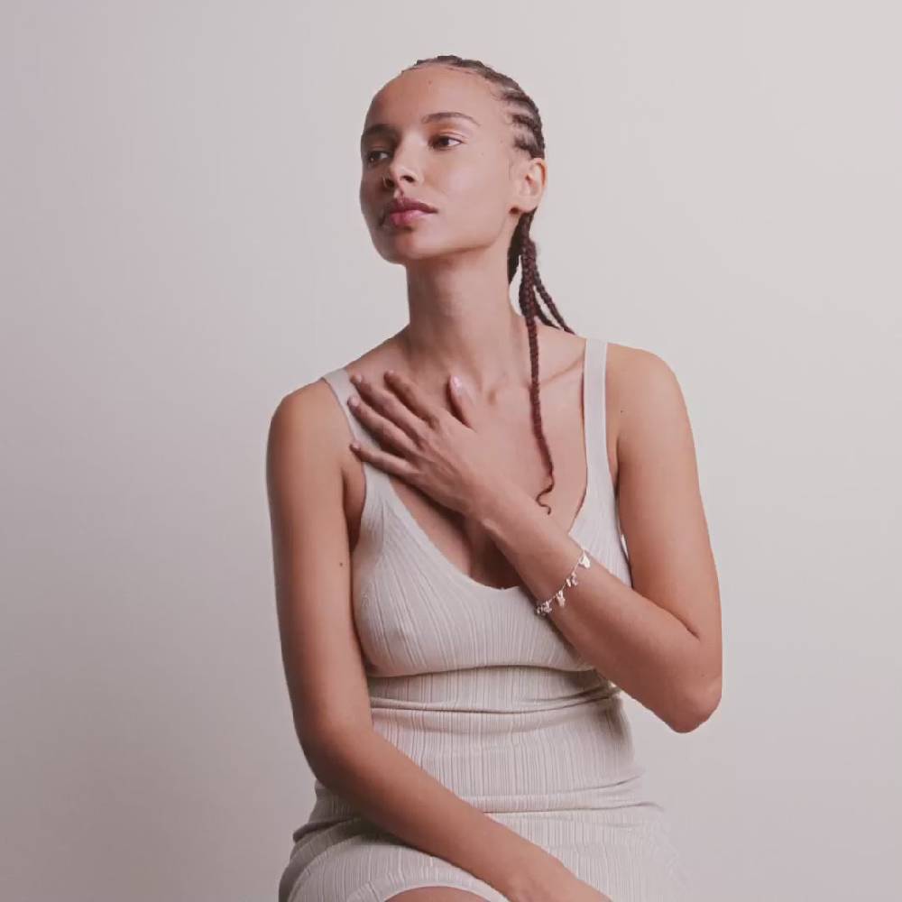 Pilgrim PRUCENCE recyceltes Armband versilbert Sonderangebote