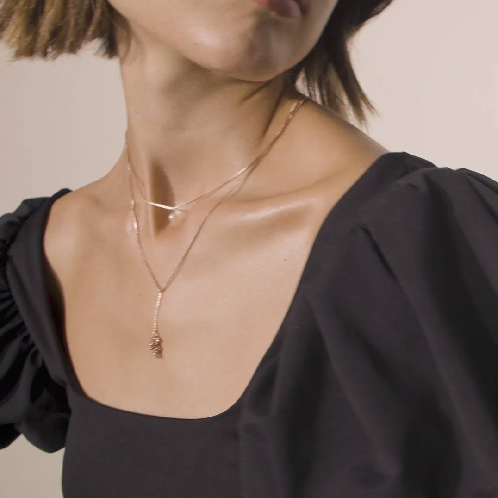 Pilgrim JOLENE recycelte Halskette, mit Roségold platt Bis zu 55% Rabatt