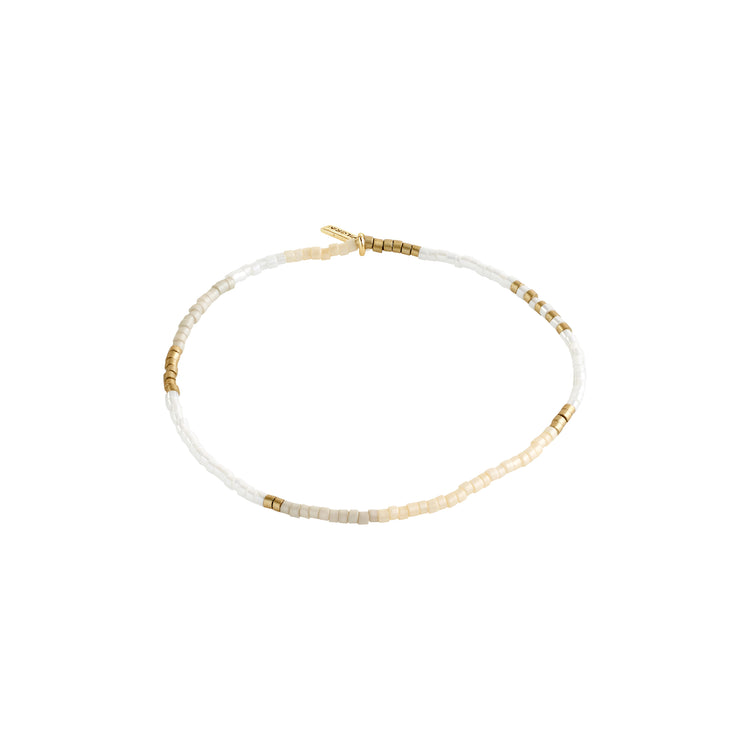 Pilgrim ALISON Armband weiß, vergoldet
