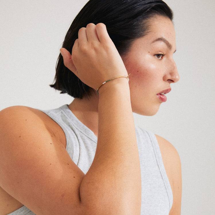 Pilgrim ALISON Armband braun, vergoldet Neueste Stile