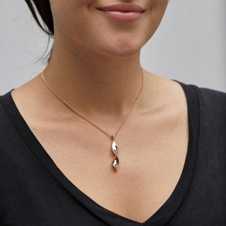 Pilgrim Halskette : Elaine : Rosévergoldet Heißer Verkauf