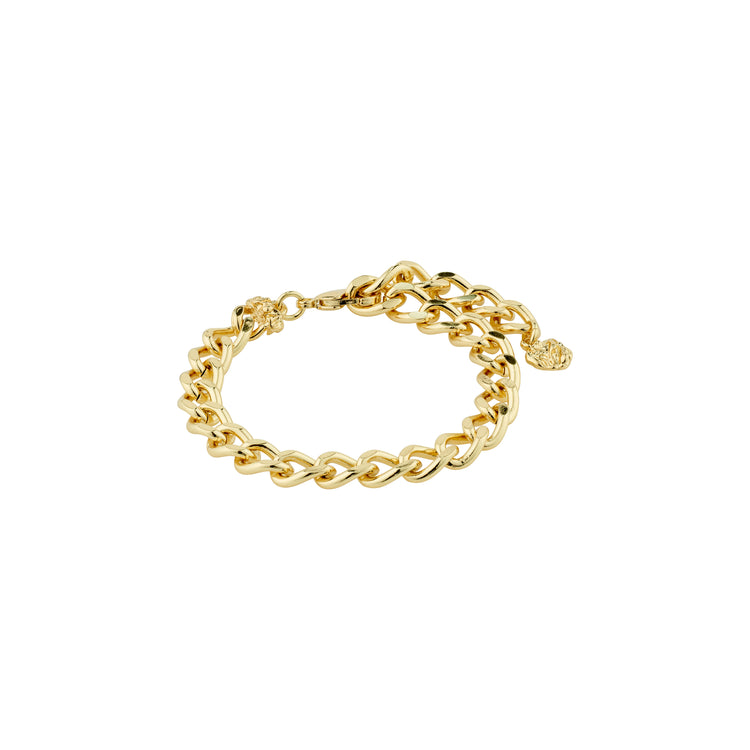 Pilgrim CHARM recyceltes Panzerkettenarmband vergoldet Zeitbegrenzte Promotion