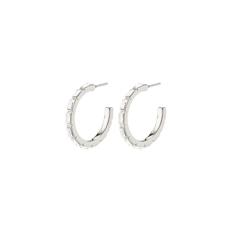 Pilgrim RUE recycelte Hoops versilbert Bis zu 60% Rabatt