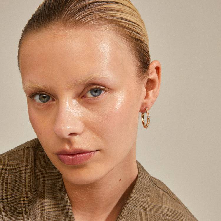 Pilgrim RUE recycelte Hoops vergoldet Vierteljährliche Förderung