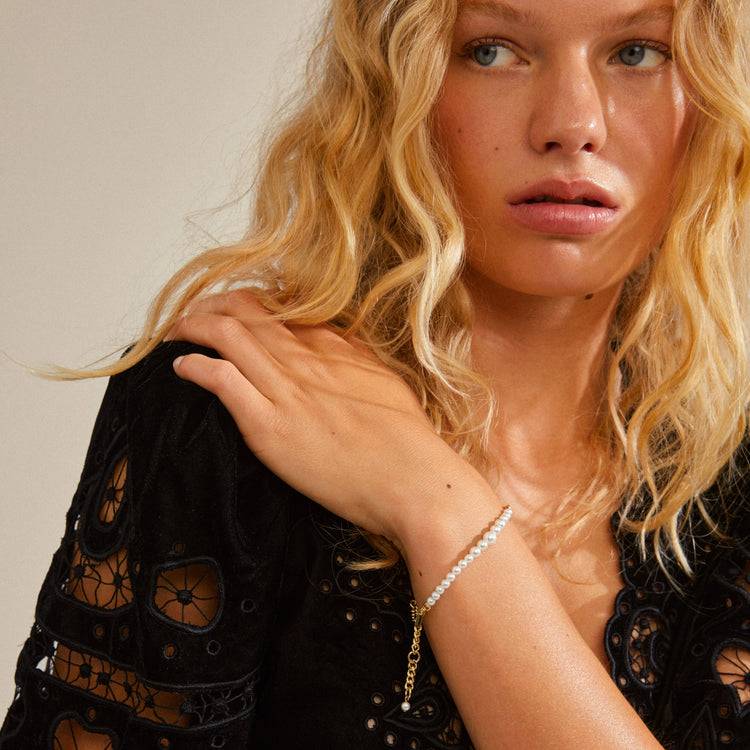 Pilgrim RELANDO Perlenarmband vergoldet Cyber Monday