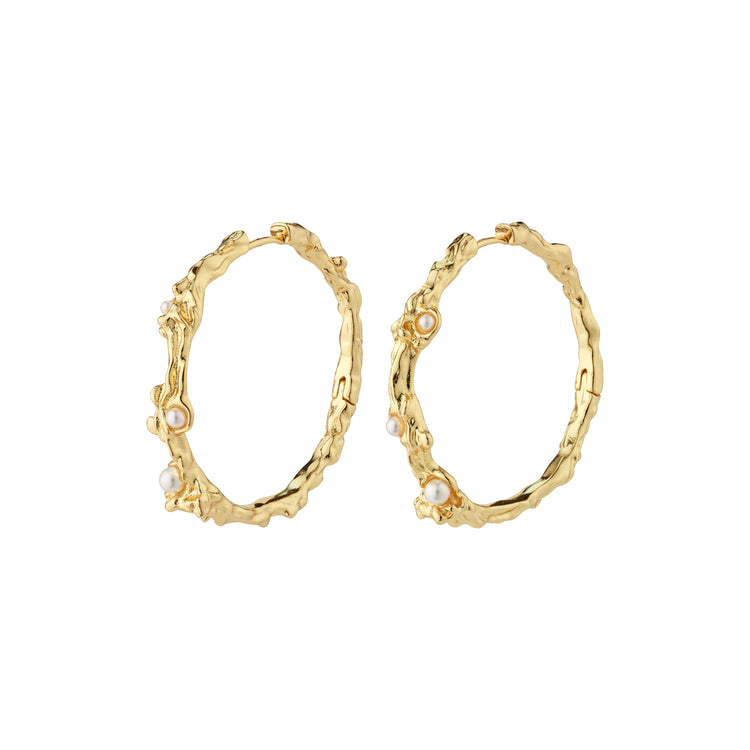 Pilgrim RAELYNN recycelte Hoops vergoldet