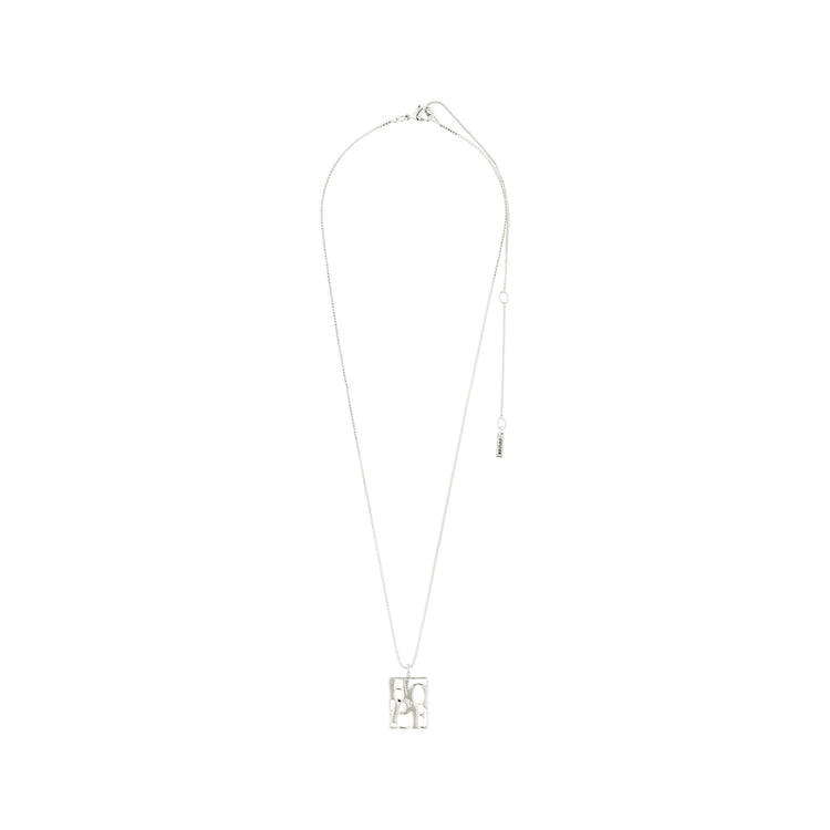 Pilgrim LOVE TAG, recycelte HOPE Halskette versilbert Saisonale Angebote