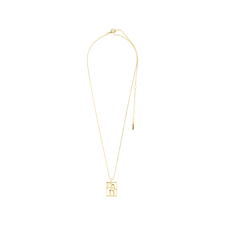 Pilgrim LOVE TAG, recycelte DAD Halskette vergoldet Super Sparpreis