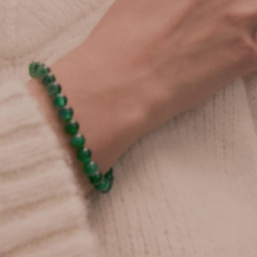 Pilgrim HEILSTEINE Armband mit grünem Achat Wochenangebot