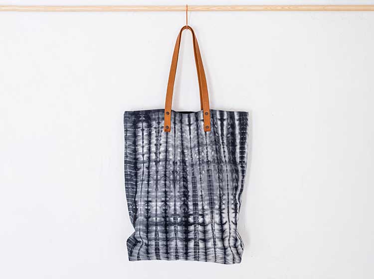 Renna Deluxe Shibori Shopper blau Jubiläumsangebot