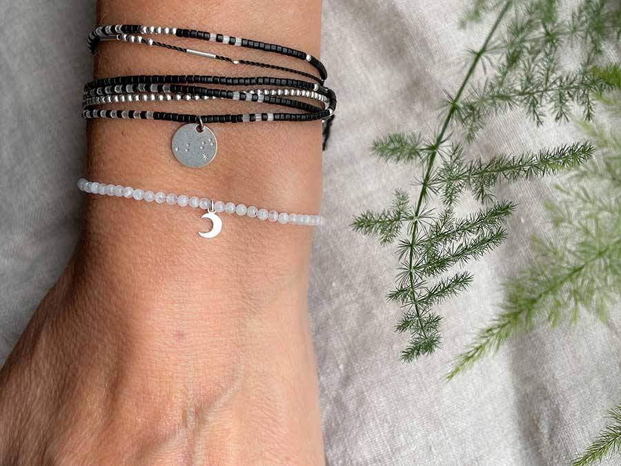 Renna Deluxe MOND Armband mit Mondstein Große Rabatte