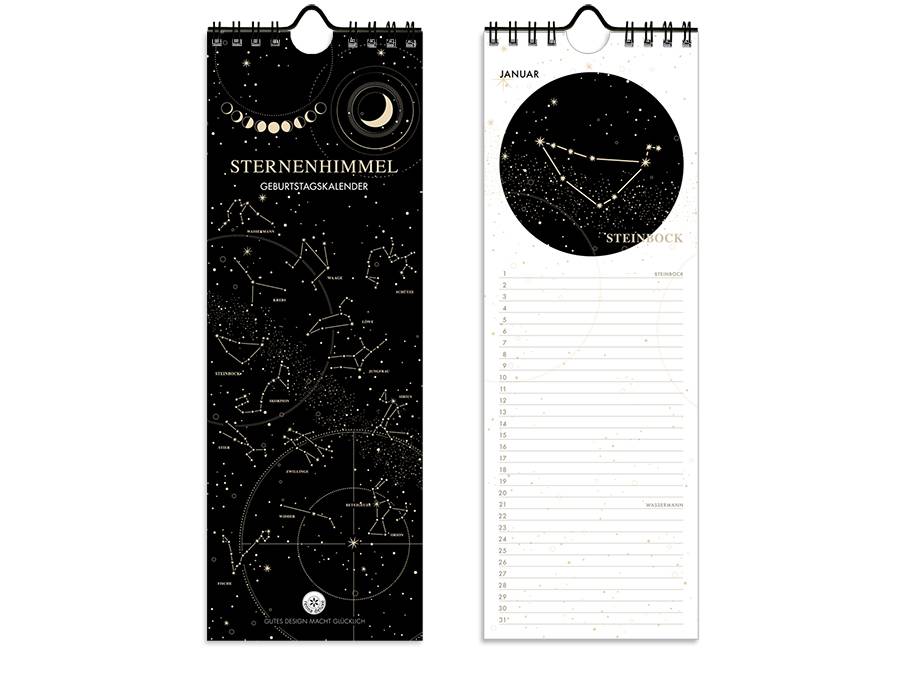 Renna Deluxe GEBURTSTAGSKALENDER Sternzeichen immerwährend Saisonale Angebote