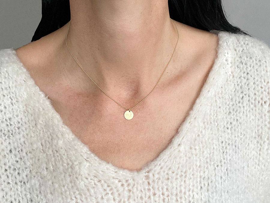 Renna Deluxe MOND Kette Silber – beidseitiges Motiv Kauf eins, bekomm eins gratis