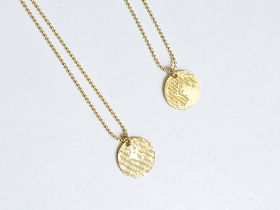 Renna Deluxe MOND Kette Silber – beidseitiges Motiv Kauf eins, bekomm eins gratis
