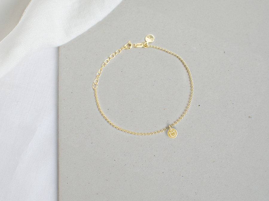 Renna Deluxe Kugel Armband mit KATZE Anhänger Gold Sonderangebote
