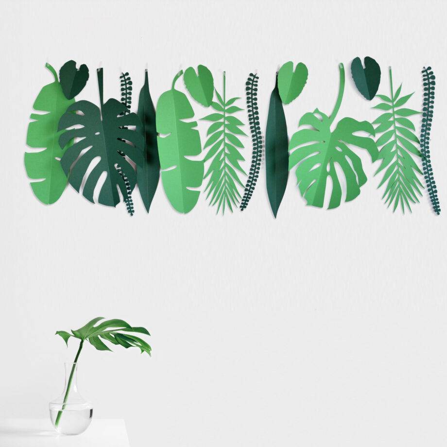 Renna Deluxe Monstera, Palme, TROPEN Wanddekoration Fabrikladen