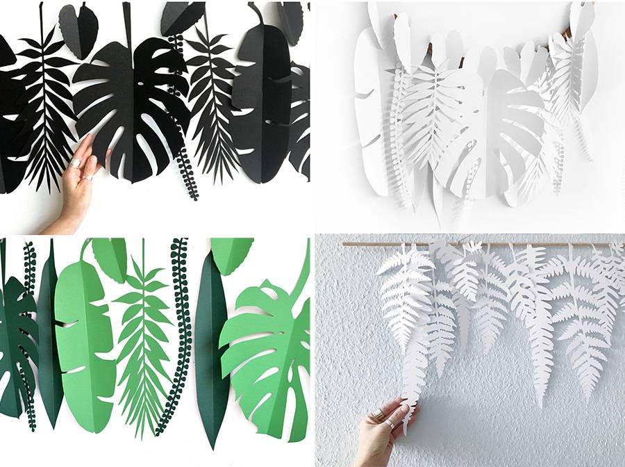 Renna Deluxe Monstera, Palme, TROPEN Wanddekoration Fabrikladen