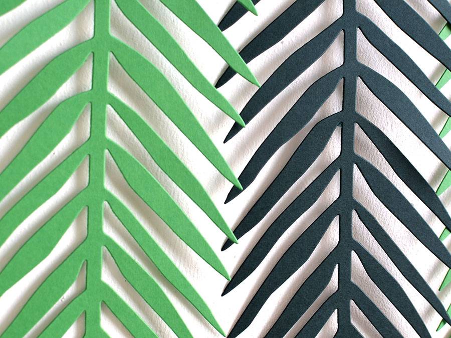 Renna Deluxe Palmen Girlande mit Palmenblättern Wanddekoration 50% Rabatt für begrenzte Zeit