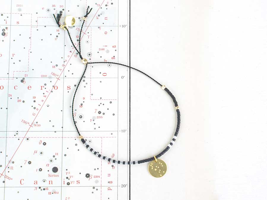 Renna Deluxe STERNZEICHEN Armband Gold Schlussverkauf