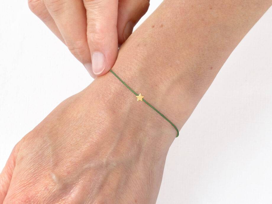 Renna Deluxe MAKE A WISH – STERN Armband in SILBER Günstiger Verkauf