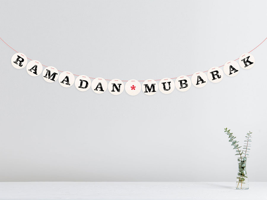 Renna Deluxe RAMADAN MUBARAK Girlande Weihnachtsangebot