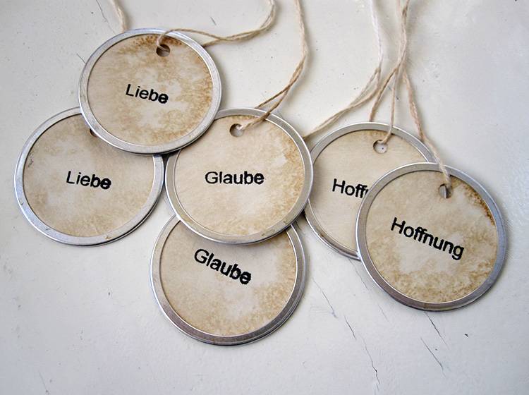 Renna Deluxe LIEBE GLAUBE HOFFNUNG 3er Set Zeitlich begrenztes Angebot