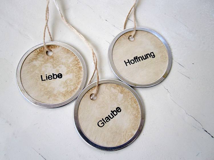 Renna Deluxe LIEBE GLAUBE HOFFNUNG 3er Set Zeitlich begrenztes Angebot