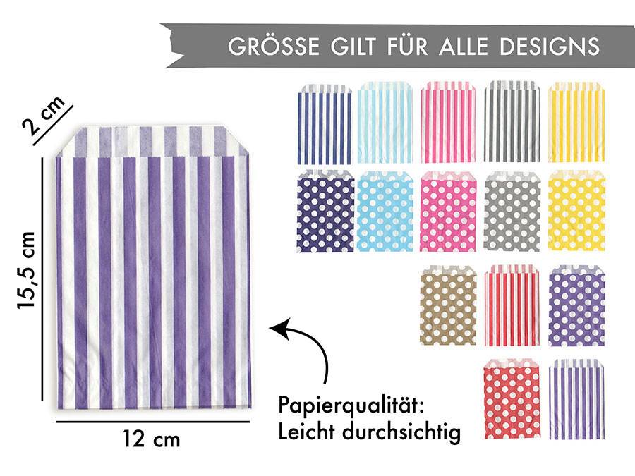 Renna Deluxe 50 Papiertüten viele Farben Bis zu 65% Rabatt