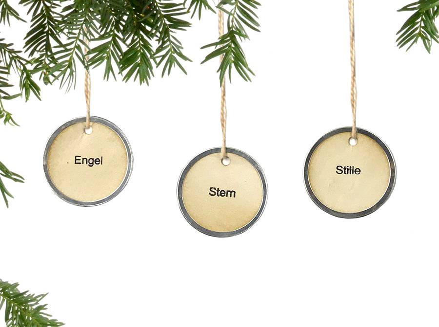 Renna Deluxe ENGEL STERN STILLE 3er Set Kostenloser Versand international