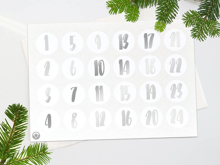 Renna Deluxe ADVENTSKALENDER Zahlen in KUPFER Angebote
