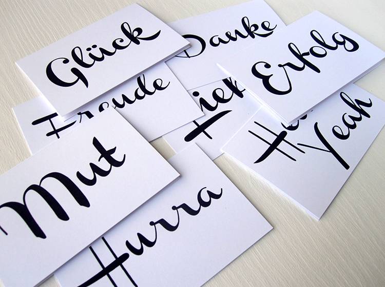 Renna Deluxe FREUDE // Klappkarte Black Friday