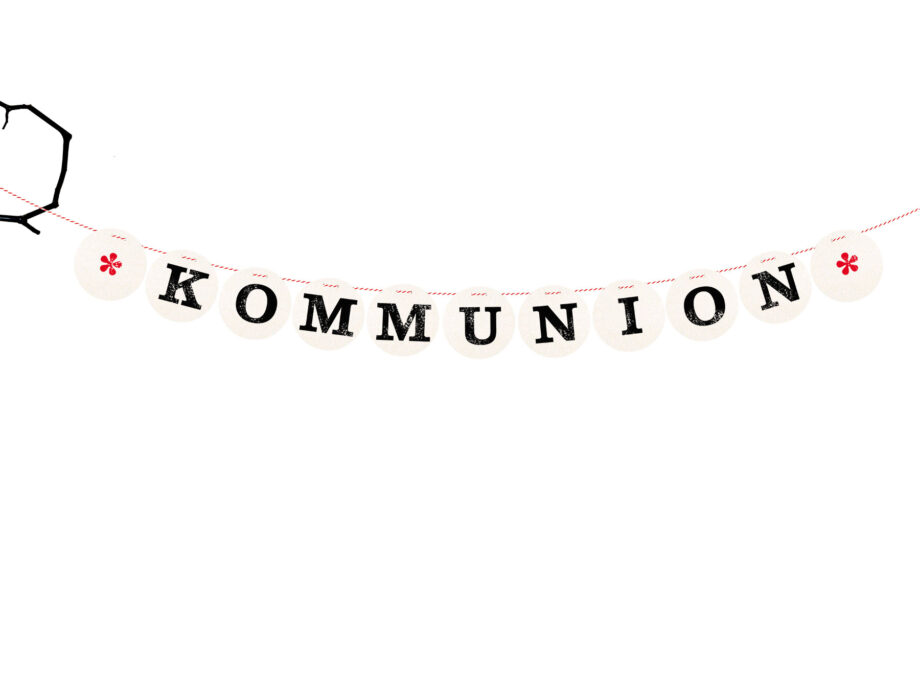 Renna Deluxe Kommunion Girlande Jubiläumsangebot