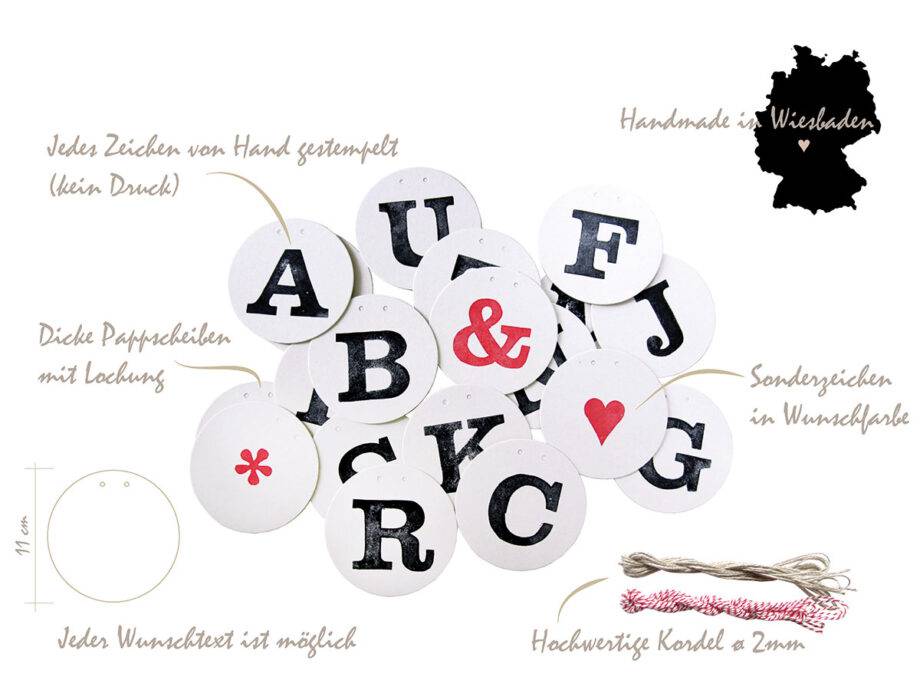 Renna Deluxe JGA BRIDE TO BE Girlande Neueste Mode