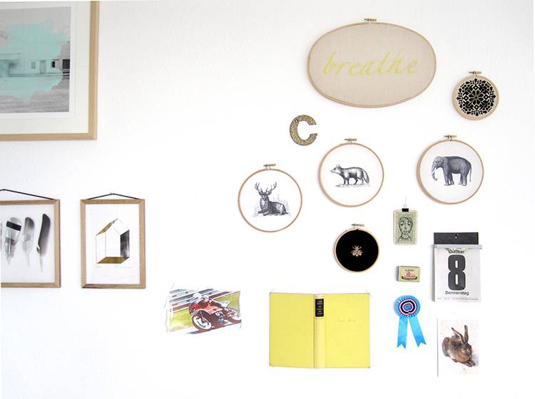 Renna Deluxe Elch _ Bild im Stickrahmen Wochenangebot