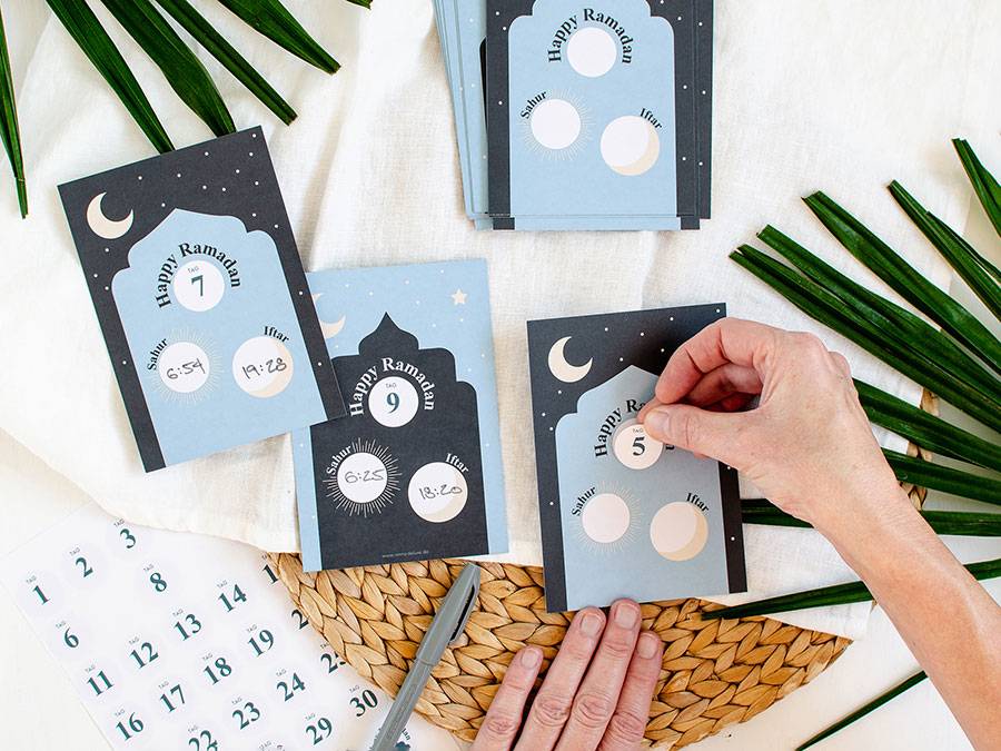 Renna Deluxe RAMADAN Kalender Karten für Sahur und Iftar Bis zu 60% Rabatt