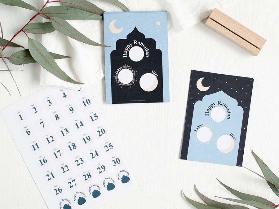 Renna Deluxe RAMADAN Kalender Karten für Sahur und Iftar Bis zu 60% Rabatt