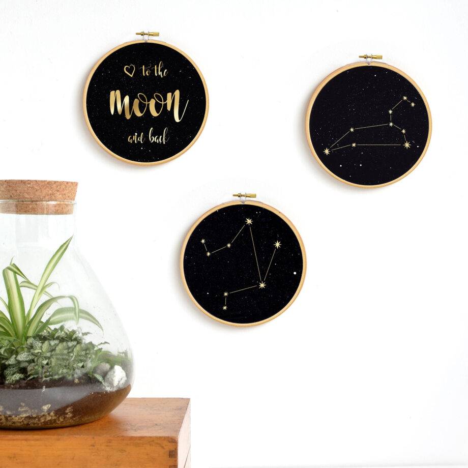 Renna Deluxe I love you to the moon and back! Gold Druck Discount Store für neue Produkte