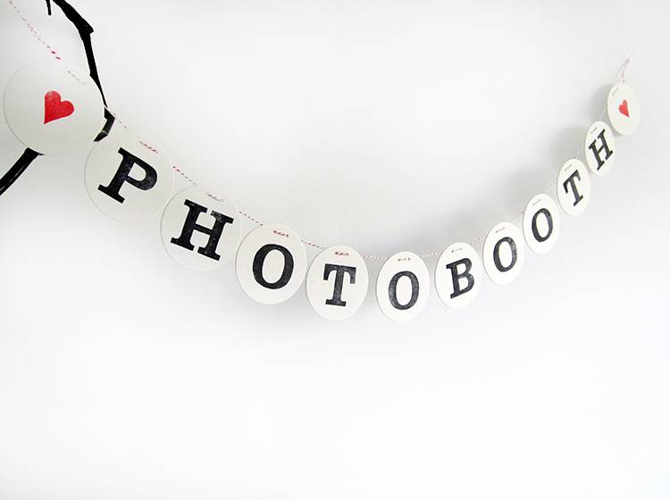 Renna Deluxe Photobooth Girlande zollfrei
