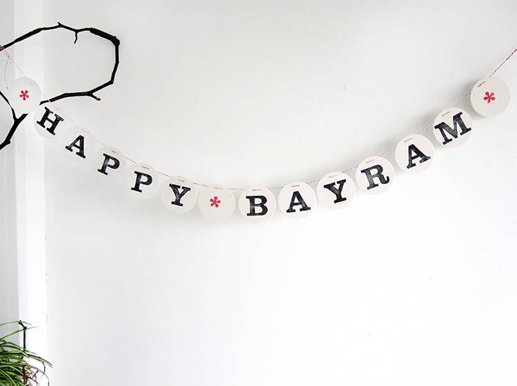 Renna Deluxe Happy BAYRAM Girlande Günstiger Verkauf
