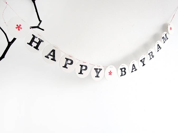 Renna Deluxe Happy BAYRAM Girlande Günstiger Verkauf