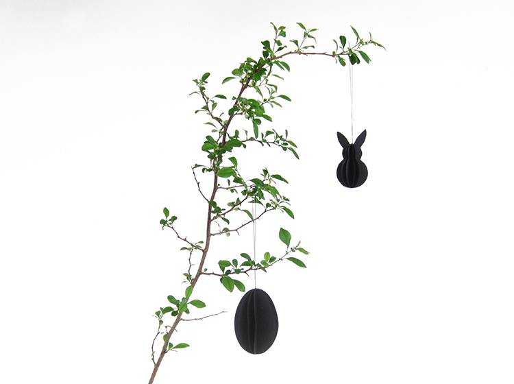 Renna Deluxe Anhänger Osterhase Schwarz Osterangebot