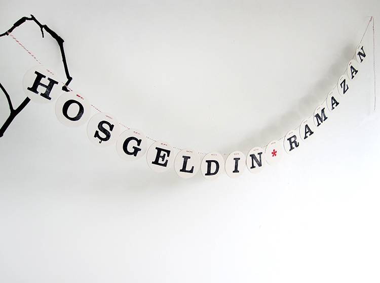 Renna Deluxe HOSGELDIN RAMAZAN Girlande Valentinstagsangebot