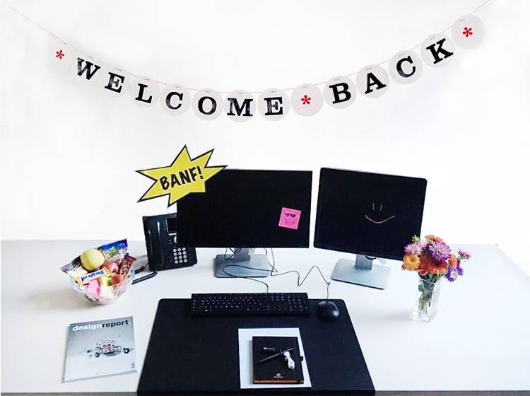 Renna Deluxe WELCOME BACK Girlande Große Rabatte