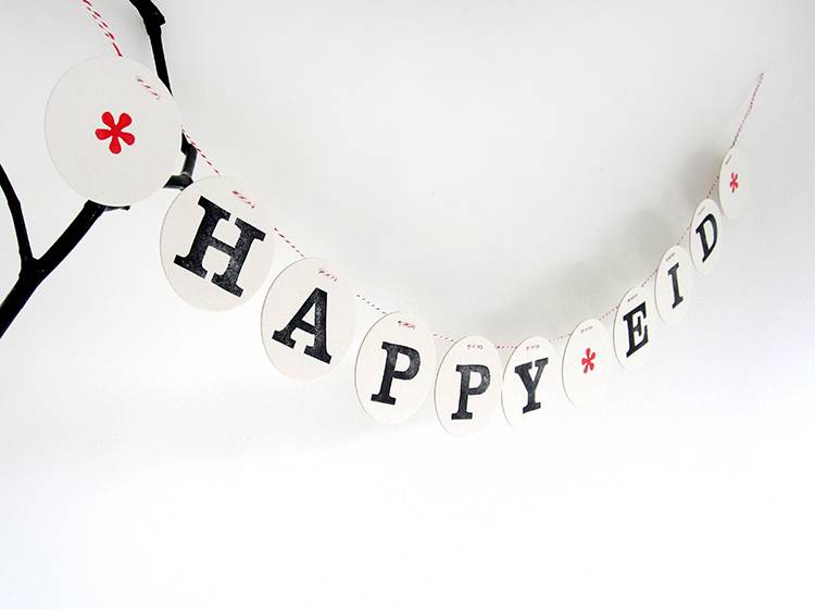 Renna Deluxe HAPPY EID Girlande Riesige Rabatte